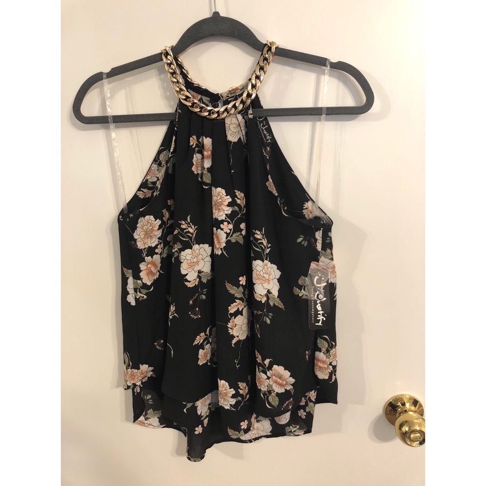 Floral Halter Blouse